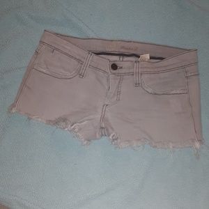 Frankie B grey/silver low rise shorts-8